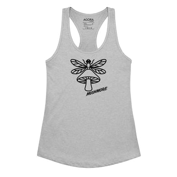 Mushmore Dragonfly Women’s fitted racerback tank top