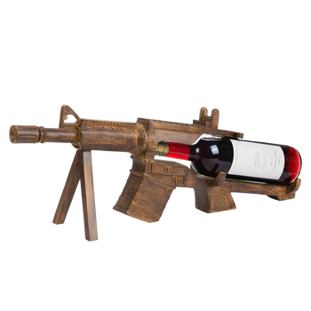Gun Ar15 Wine Bottle Holder 23 L Gun Wine Bottle Holder Great Gift For Gun Enthusiasts And Wine Love