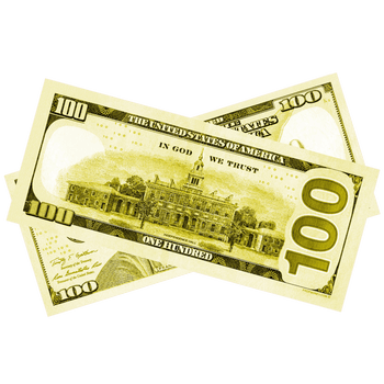 Yellow Prop Money Bills