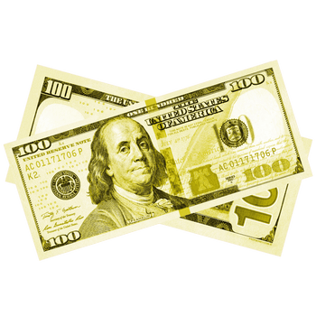 Yellow Prop Money Bills