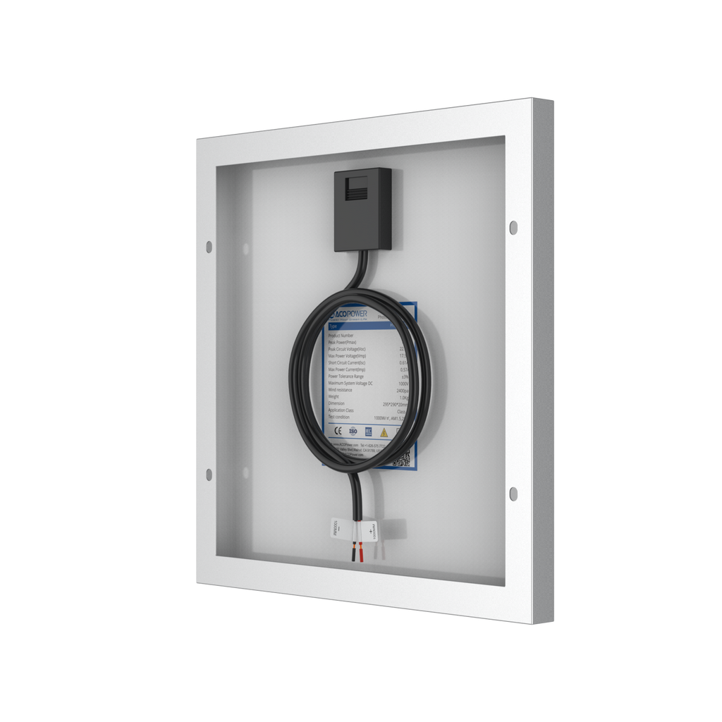 10 Watts Mono Solar Panel, 12V by ACOPOWER - Proud Libertarian - ACOPOWER