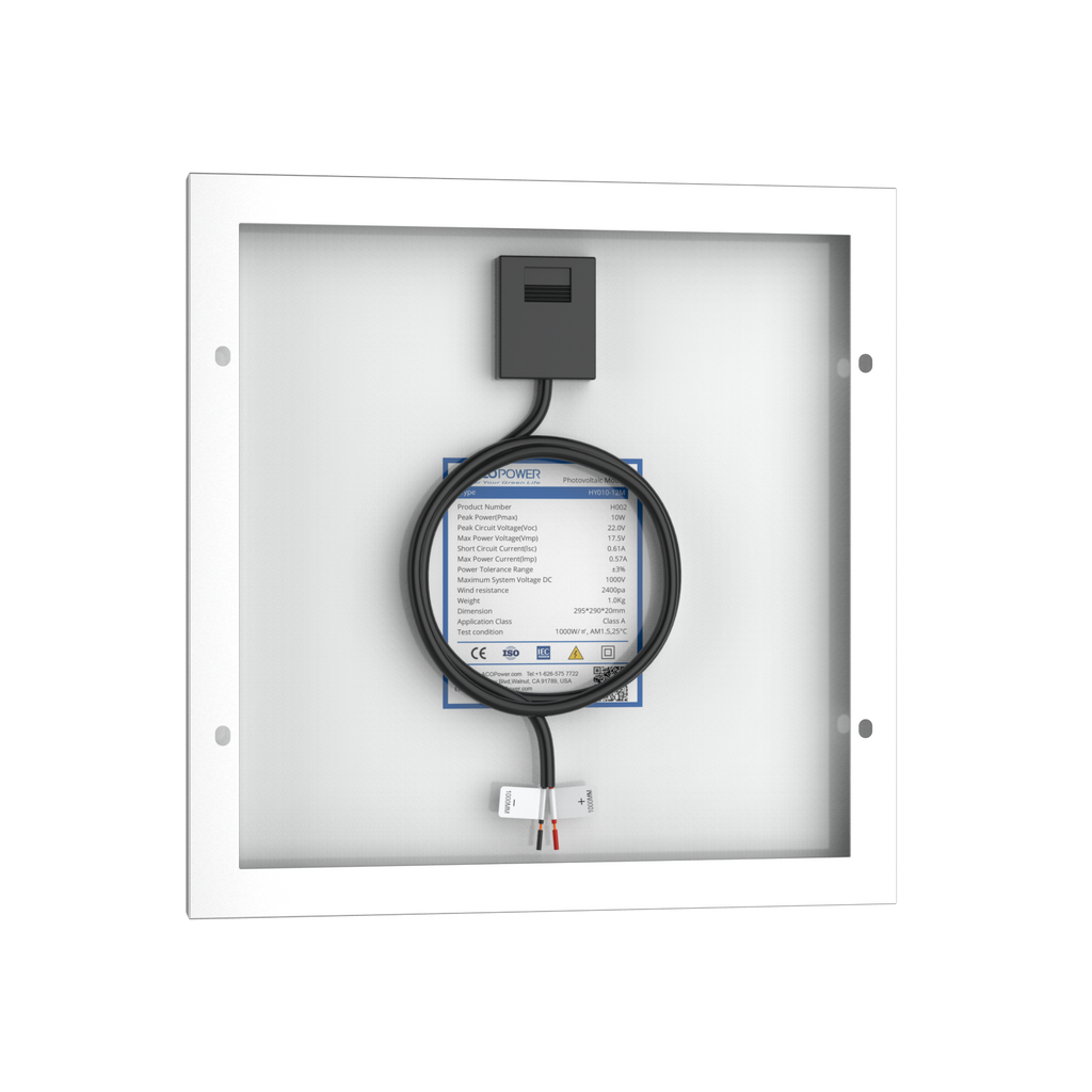10 Watts Mono Solar Panel, 12V by ACOPOWER - Proud Libertarian - ACOPOWER