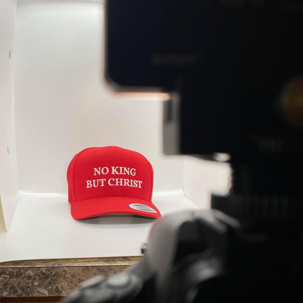 AnarchoChristian - No King But Christ Snapback Hat - Proud Libertarian - AnarchoChristian