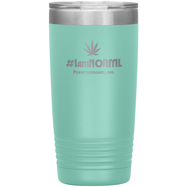 #IAmNORML Tumbler 20z - Proud Libertarian - Peachtree NORML