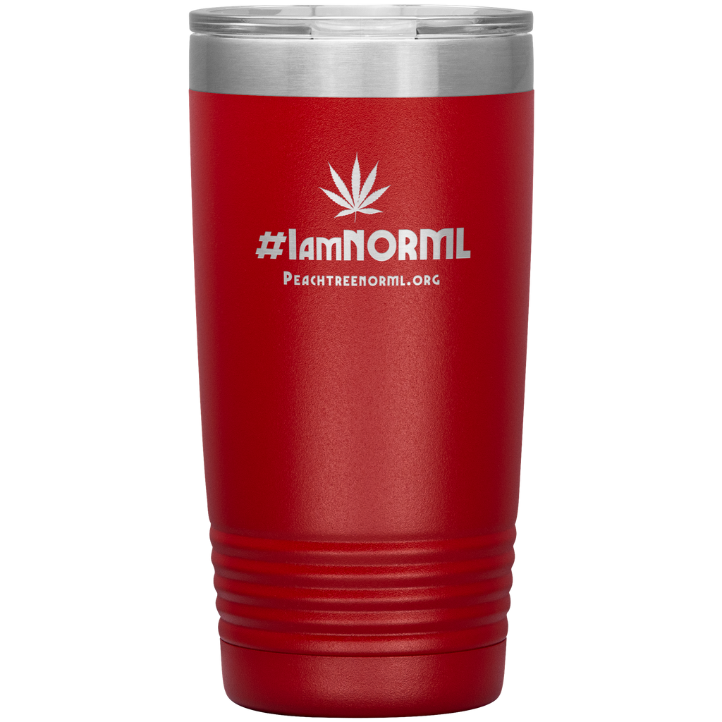 #IAmNORML Tumbler 20z - Proud Libertarian - Peachtree NORML