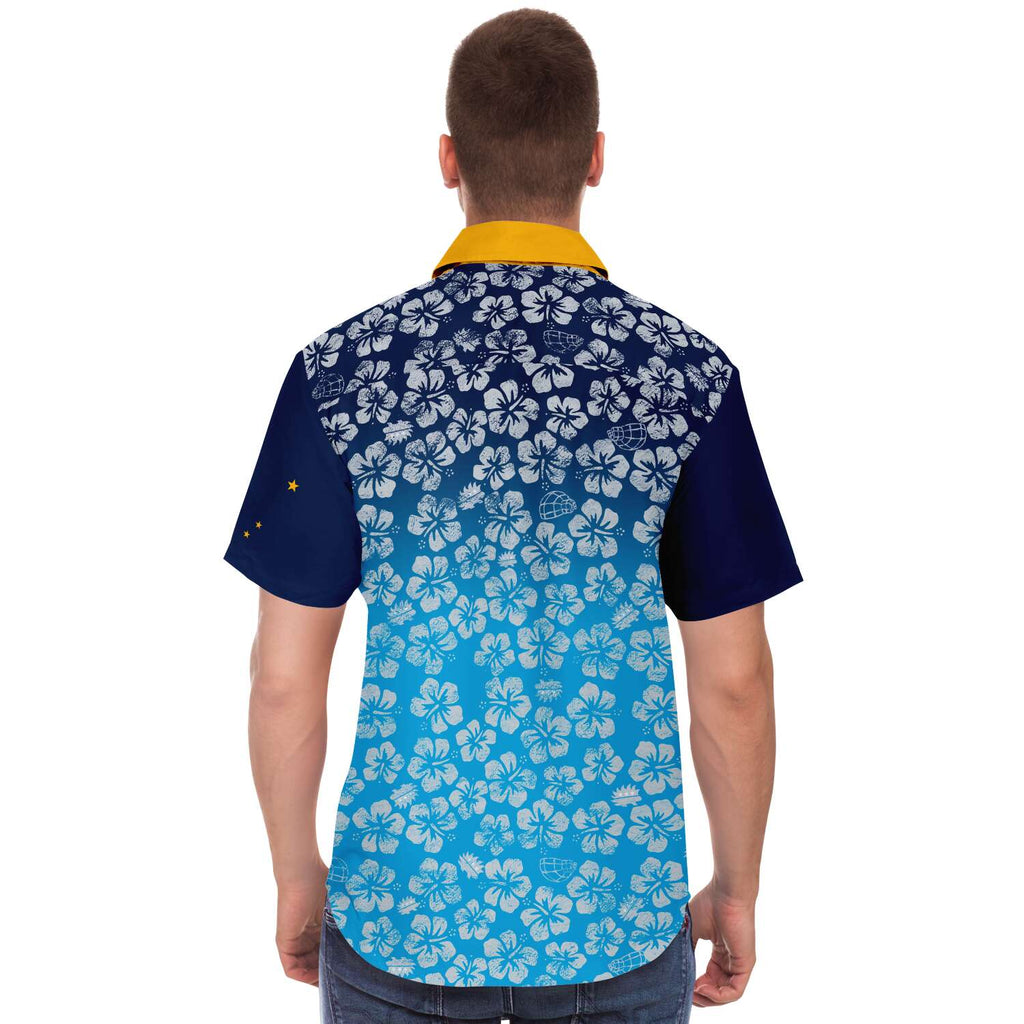 Alaska Libertarian Hawaiian Shirt - With Igloos and Porcupines - Proud Libertarian - Alaska Libertarian Party