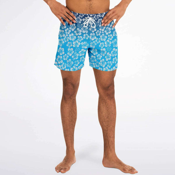 Alaska Libertarian Hawaiian Adult Swim Trunks - With Igloos and Porcupines - Proud Libertarian - Alaska Libertarian Party