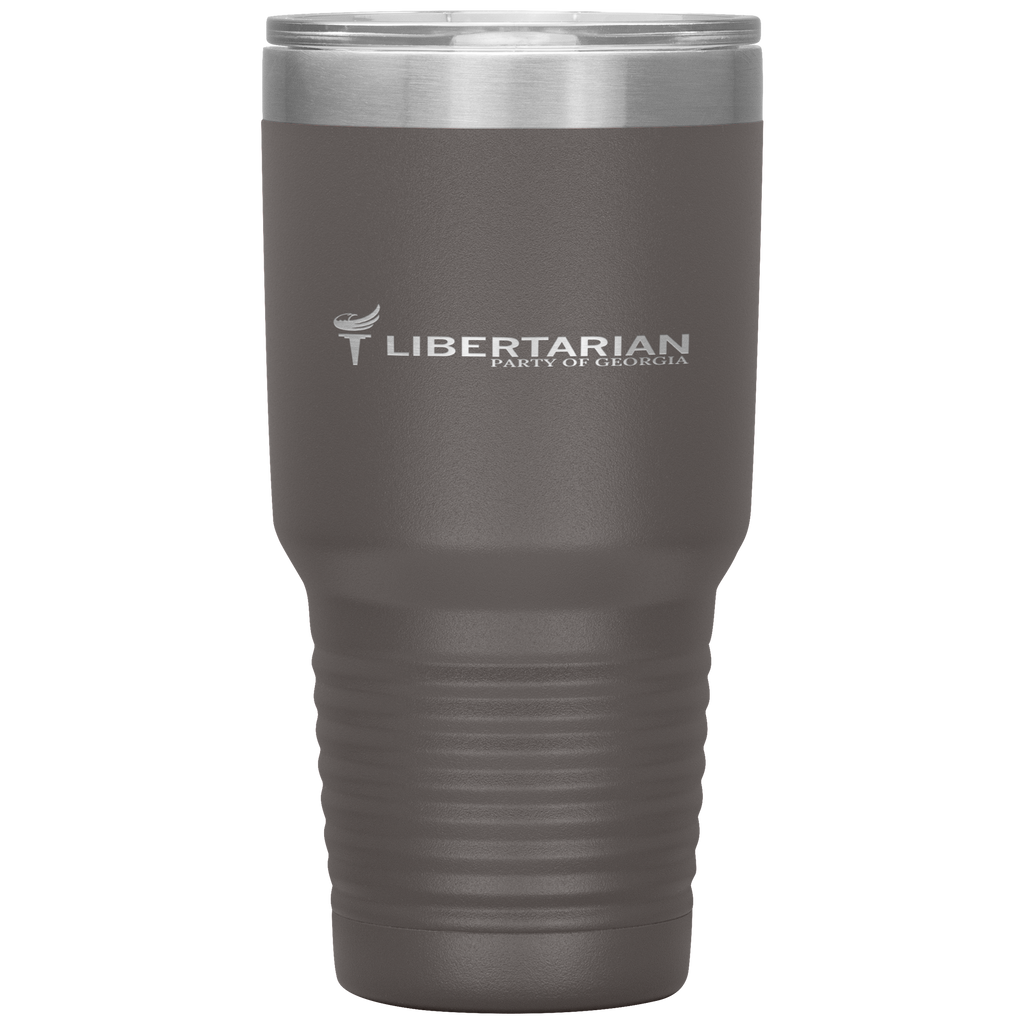 Libertarian Party of Georgia Tumbler 30oz - Proud Libertarian - Libertarian Party of Georgia
