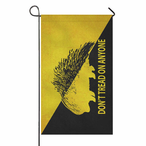 Ancap Don't Tread Porcupine Two Sided Flag - Proud Libertarian - Proud Libertarian