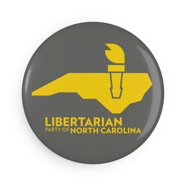 LPNC Button Magnet, Round (1 & 10 pcs) - Proud Libertarian - Libertarian Party of North Carolina