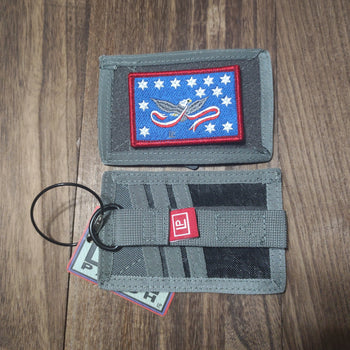 Keychain Wallet - Charcoal - Proud Libertarian - Proud Libertarian