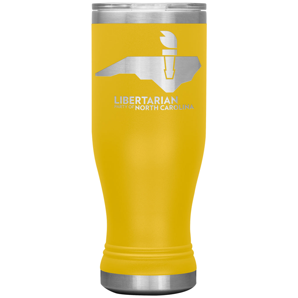 LPNC Insulated Tumbler - Proud Libertarian - Libertarian Party of North Carolina