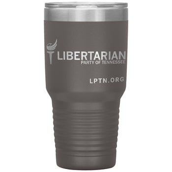 Libertarian Party of Tennessee 30oz Tumbler - Proud Libertarian - Libertarian Party of Tennessee