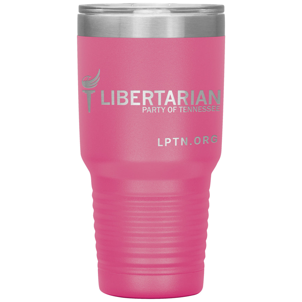 Libertarian Party of Tennessee 30oz Tumbler - Proud Libertarian - Libertarian Party of Tennessee
