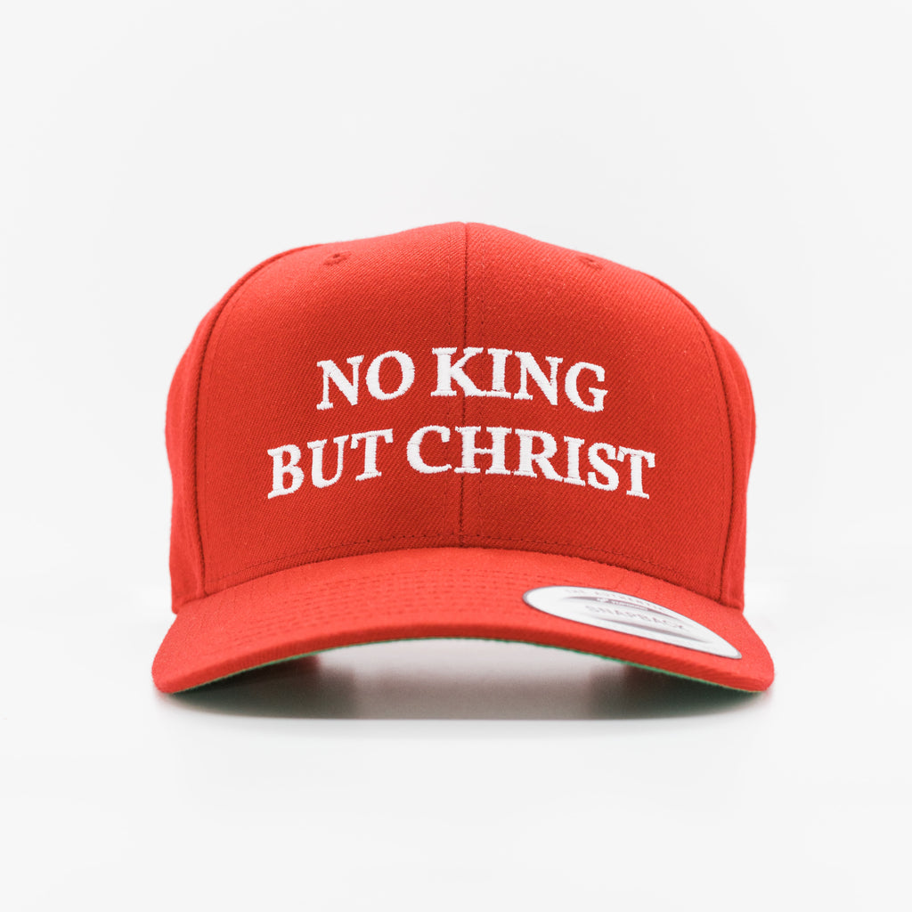 AnarchoChristian - No King But Christ Snapback Hat - Proud Libertarian - AnarchoChristian