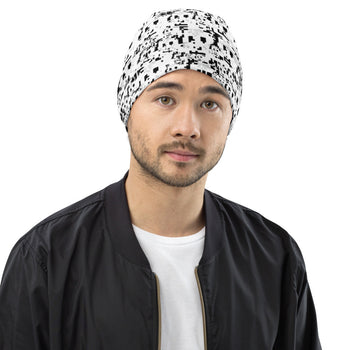 Hyperface Anti-Facial Recognition All-Over Print Beanie - Proud Libertarian - Proud Libertarian