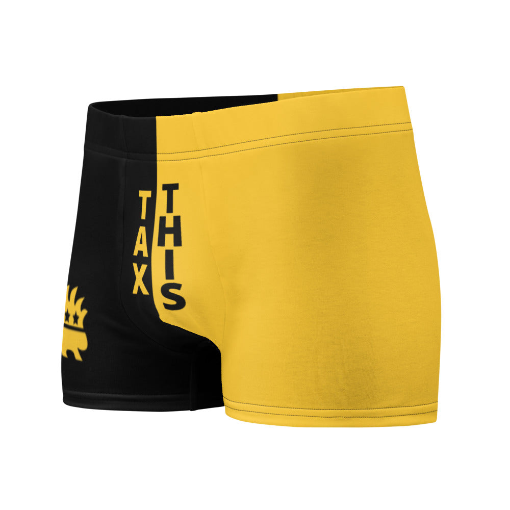 Tax This Ancap Porcupine Boxer Briefs - Proud Libertarian - Proud Libertarian