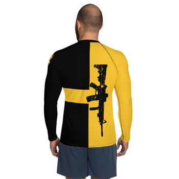 Come and Take It AR-15 Men's Rash Guard - Proud Libertarian - Libertarian Frontier