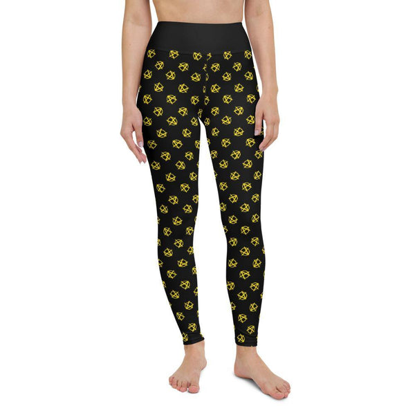 Ancap Anarchy Yoga Leggings - Proud Libertarian - Libertarian Frontier