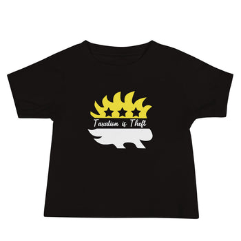 Taxation is Theft Porcupine Baby Jersey Short Sleeve Tee - Proud Libertarian - Rachael Revolution
