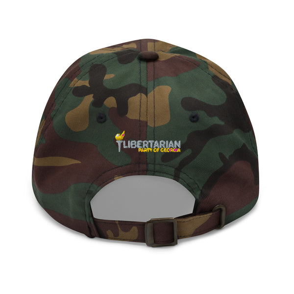 Libertarian Party of Georgia Dad hat - Proud Libertarian - Libertarian Party of Georgia