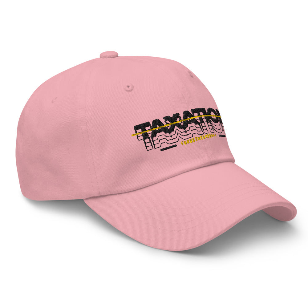 Taxation Funds the Corrupt Dad hat - Proud Libertarian - Proud Libertarian