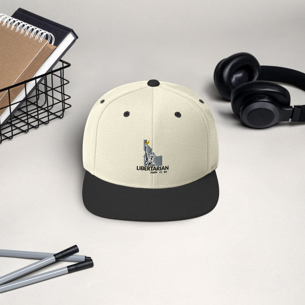 Libertarian Party of Idaho Snapback Hat - Proud Libertarian - Libertarian Party of Idaho