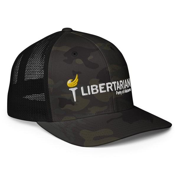 Libertarian Party of Alabama Closed-back trucker cap - Proud Libertarian - Libertarian Party of Alabama