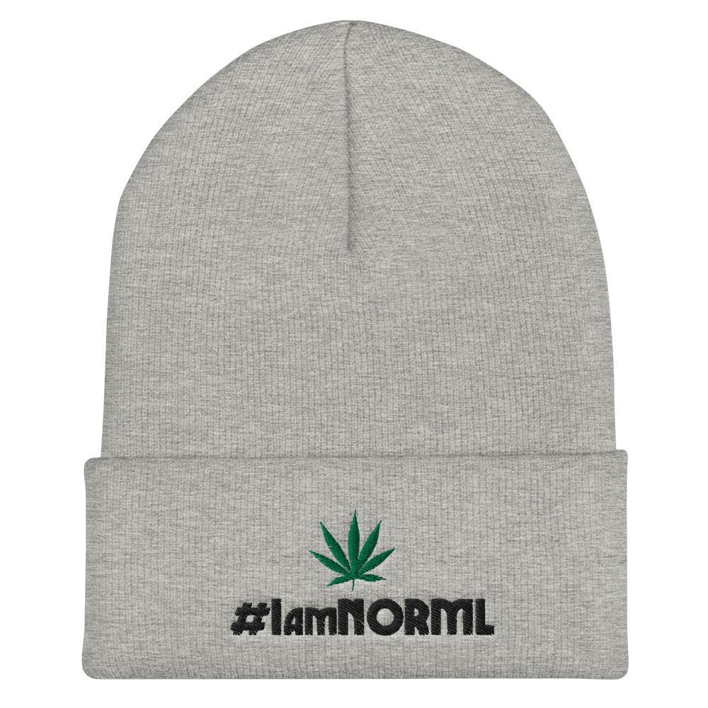 #IAmNORML Cuffed Beanie - Proud Libertarian - Peachtree NORML