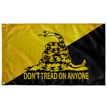 Don't Tread on Anyone Single Sided Flag - Proud Libertarian - Proud Libertarian