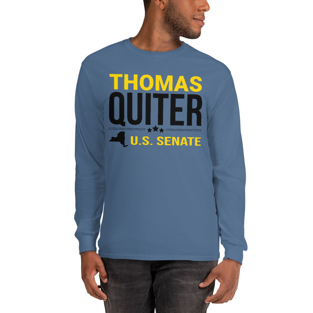 Quiter for US Senate Men’s Long Sleeve Shirt - Proud Libertarian - Thomas Quiter Campaign