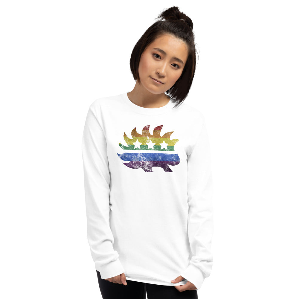 LGBTQ+ Pride Porcupine Long Sleeve Shirt - Proud Libertarian - Proud Libertarian