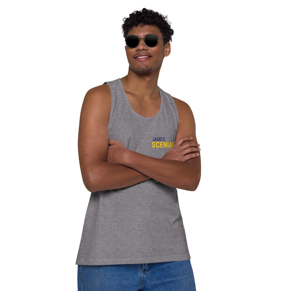 Sceniak for Senate Men’s premium tank top - Proud Libertarian - Sceniak for Senate