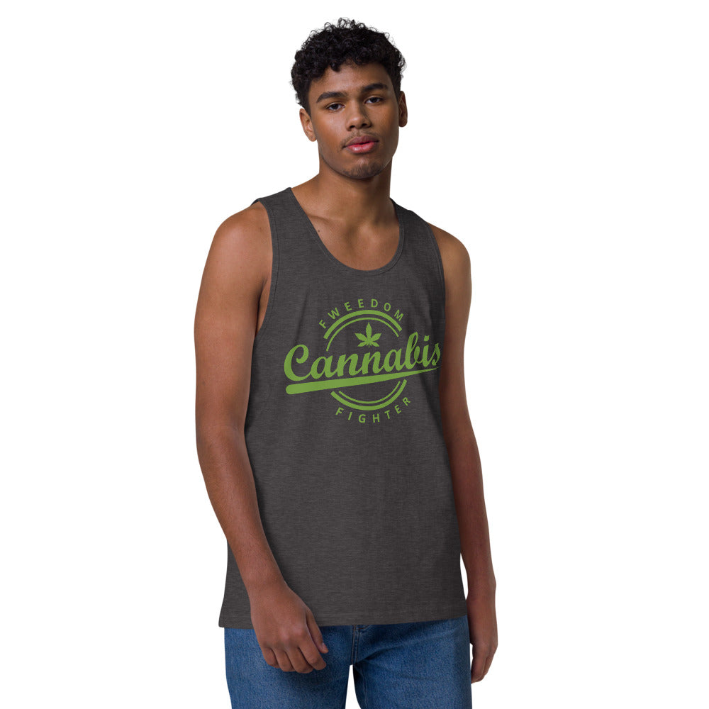 Fweedom Fighter Men’s premium tank top - Proud Libertarian - People for Liberty