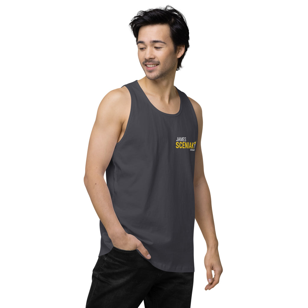 Sceniak for Senate Men’s premium tank top - Proud Libertarian - Sceniak for Senate