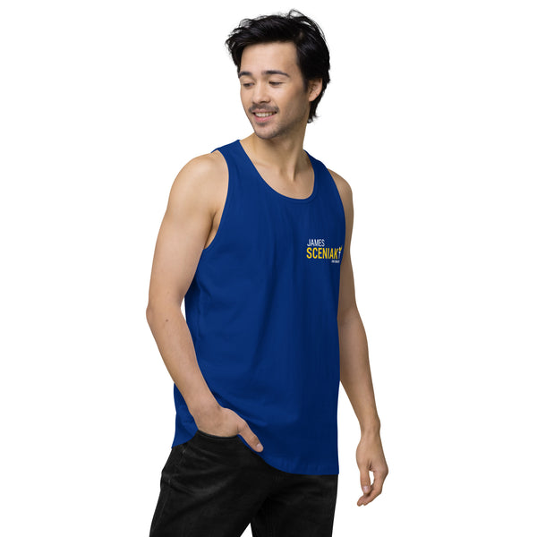 Sceniak for Senate Men’s premium tank top - Proud Libertarian - Sceniak for Senate