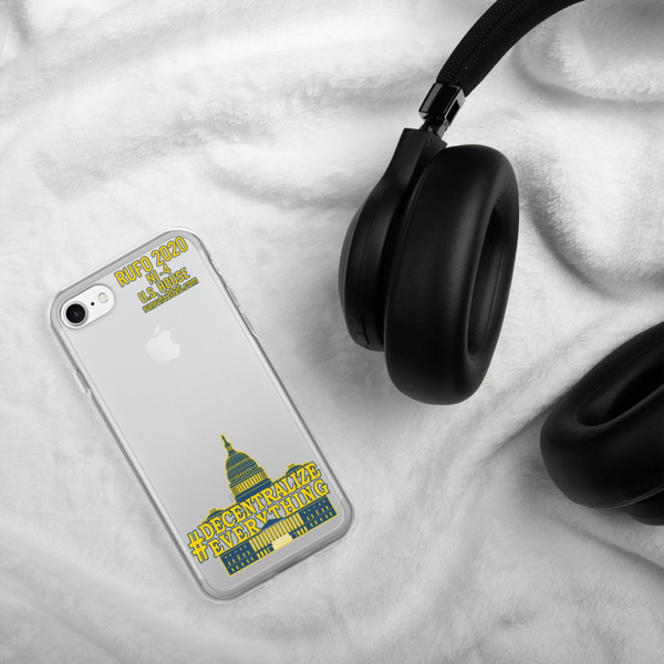 #Decentralize Everything Michael Rufo for Congress iPhone Case - Proud Libertarian - Michael Rufo