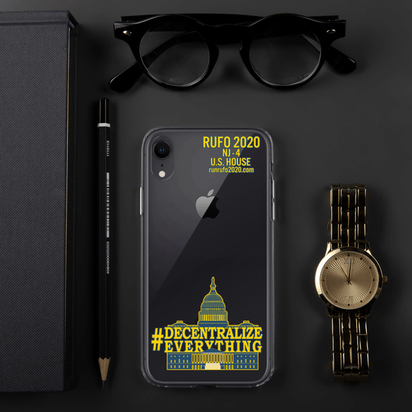 #Decentralize Everything Michael Rufo for Congress iPhone Case - Proud Libertarian - Michael Rufo