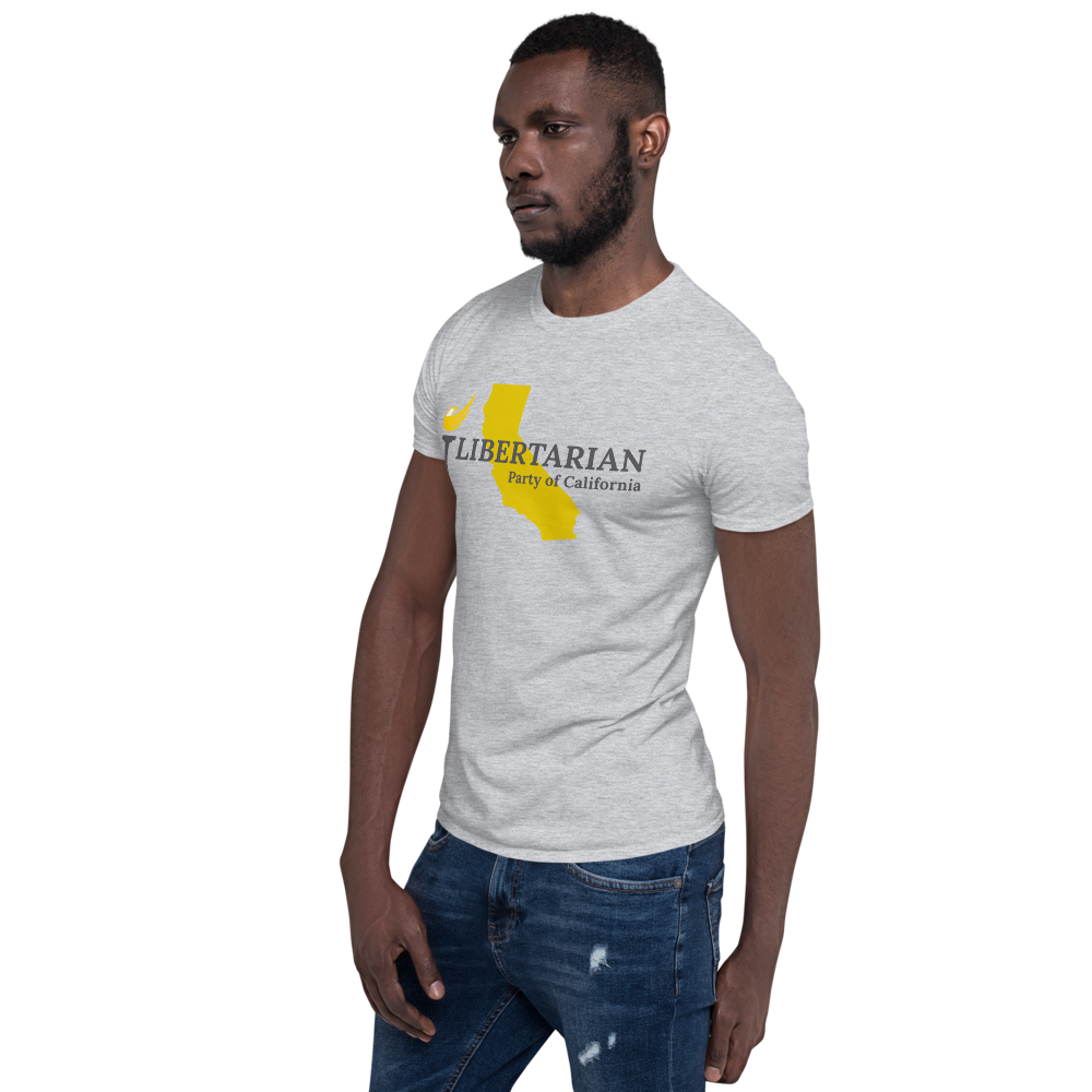 Libertarian Party of California Short-Sleeve Unisex T-Shirt - Proud Libertarian - Proud Libertarian