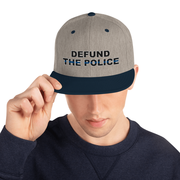 Defund the Police Snapback Hat - Proud Libertarian - Proud Libertarian