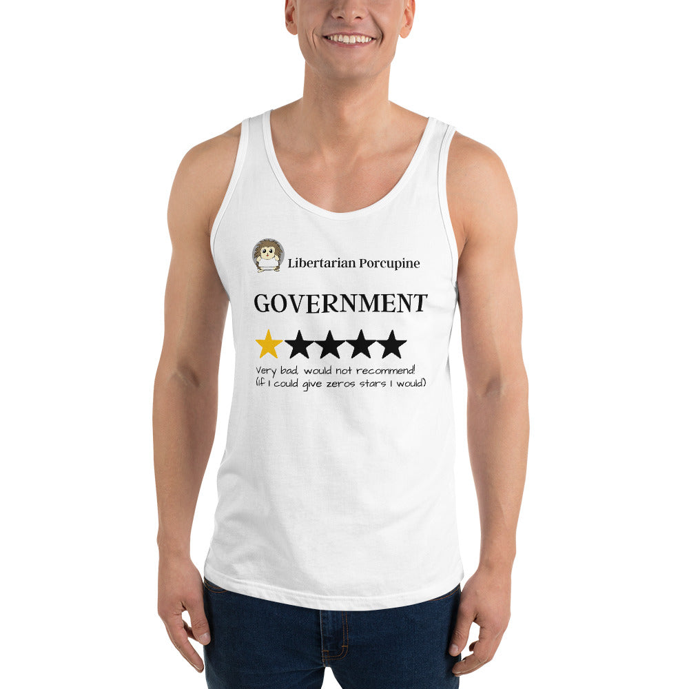 Government Very Bad Unisex Tank Top - Proud Libertarian - Proud Libertarian