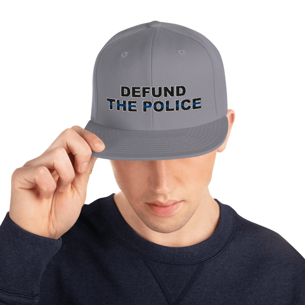 Defund the Police Snapback Hat - Proud Libertarian - Proud Libertarian