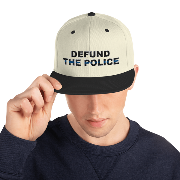 Defund the Police Snapback Hat - Proud Libertarian - Proud Libertarian