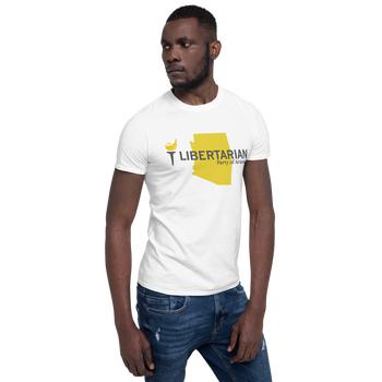 Libertarian Party of Arizona Short-Sleeve Unisex T-Shirt - Proud Libertarian - Proud Libertarian