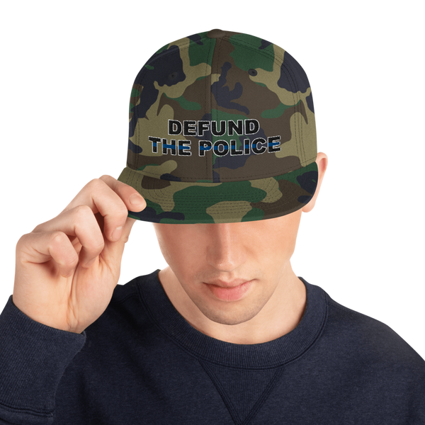 Defund the Police Snapback Hat - Proud Libertarian - Proud Libertarian