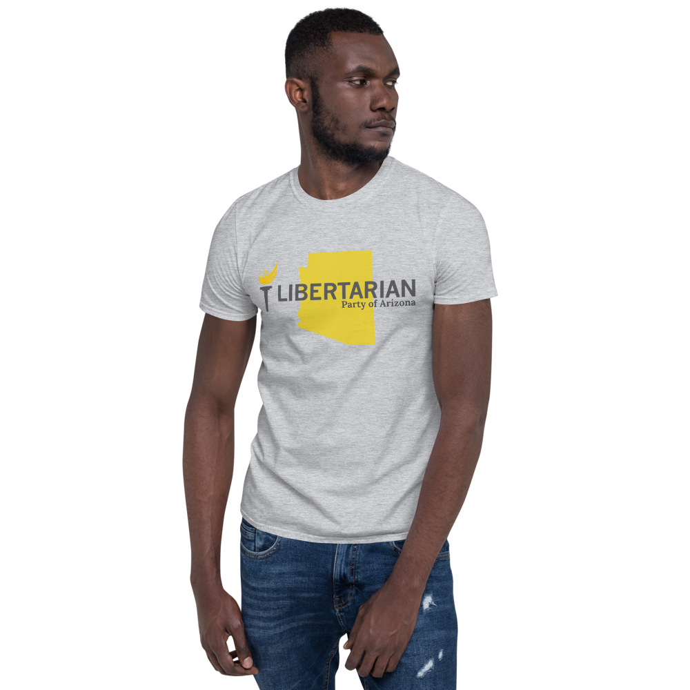 Libertarian Party of Arizona Short-Sleeve Unisex T-Shirt - Proud Libertarian - Proud Libertarian