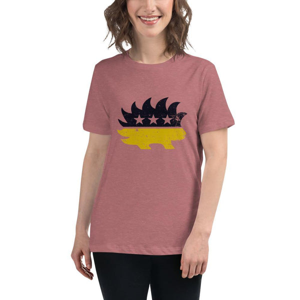 Ancap Porcupine Women's Relaxed T-Shirt - Proud Libertarian - Libertarian Frontier