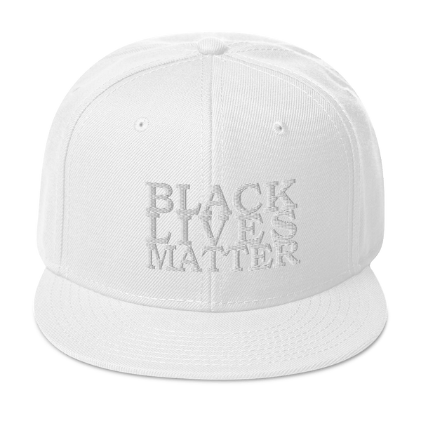 Black Lives Matter Low Contrast Snapback Hat - Proud Libertarian - Proud Libertarian