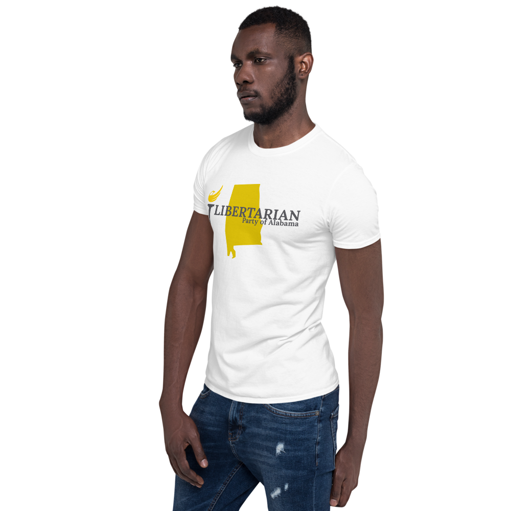 Libertarian Party of Alabama Short-Sleeve Unisex T-Shirt - Proud Libertarian - Libertarian Party of Alabama