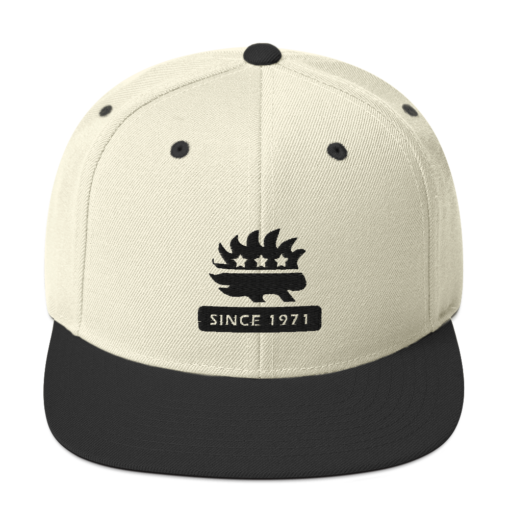 Libertarian Porcupine (Since 1971) Snapback Hat - Proud Libertarian - Proud Libertarian